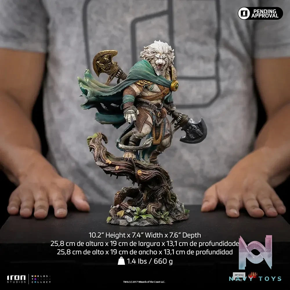 Iron Studio – Ajani Goldmane – Magic: The Gathering – Art Scale 1/10 Statue HASBR131125-10 (Licensed)