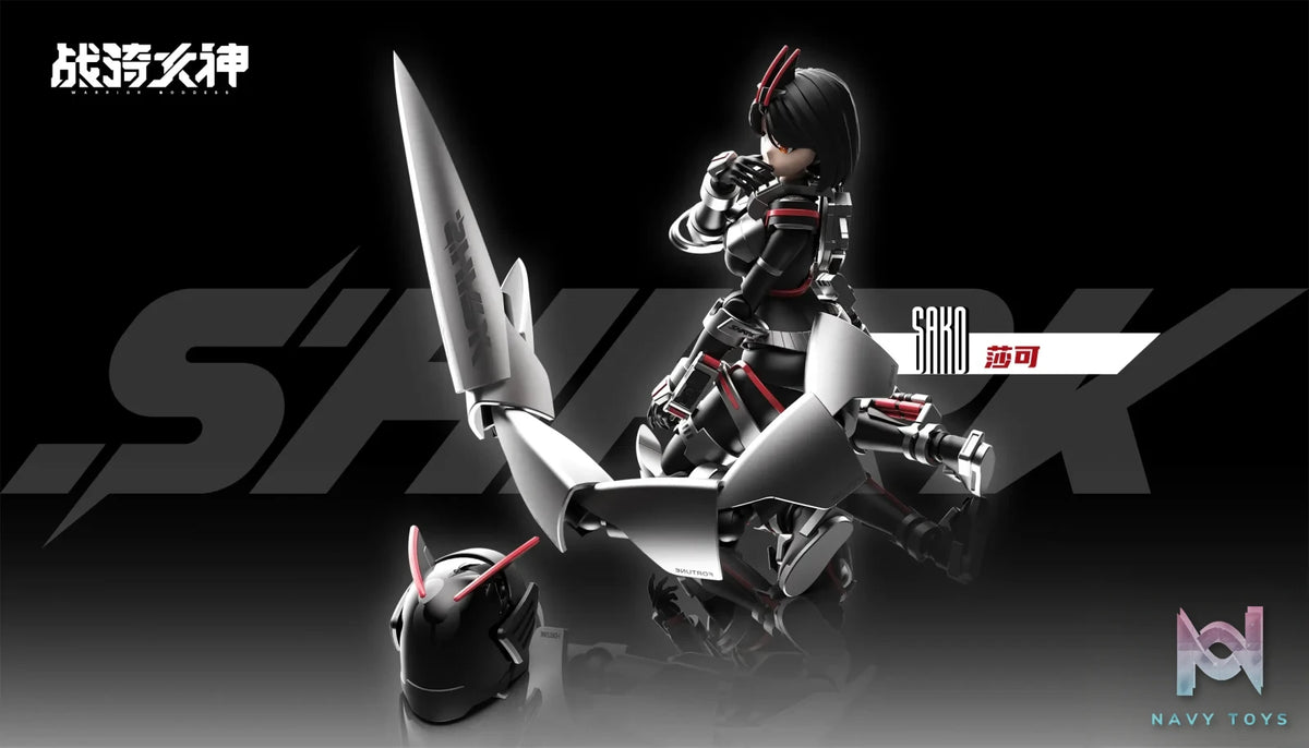 Yu Bo Wen Chuang Studio – Battle Rider Goddess Sako Assembly Model (Licensed)