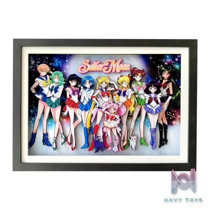KALA HOME Studio – Sailor Moon Multiple Characters #01 3D Decorative Painting Sailor Moon
