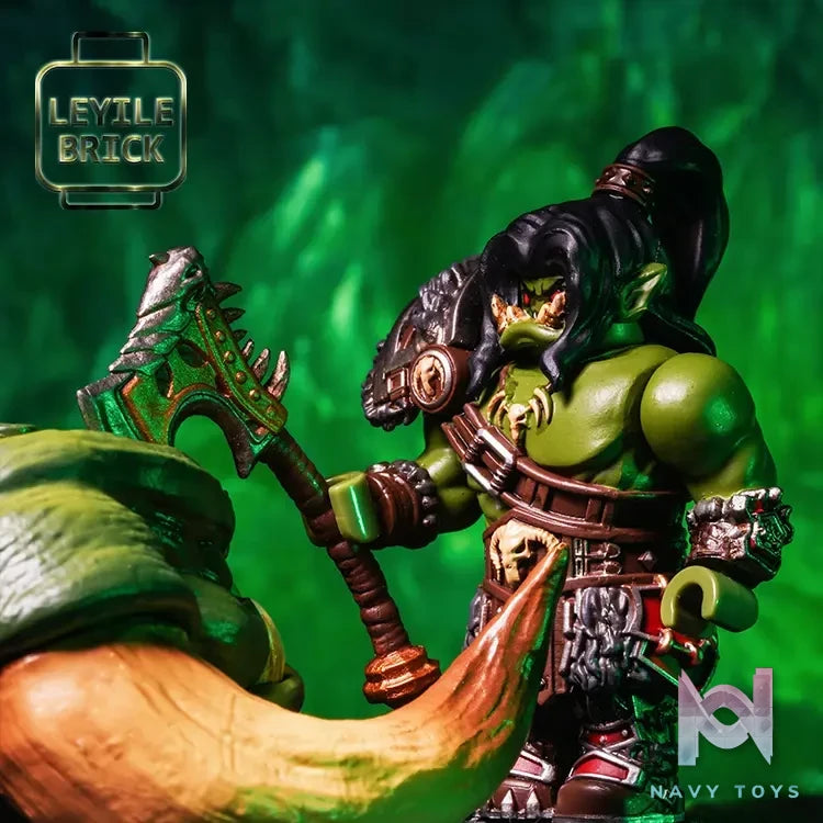 LEYILEBRICK Studio – Grommash & Mannoroth (stand) & Gorehowl (full custom body) LYLSP016