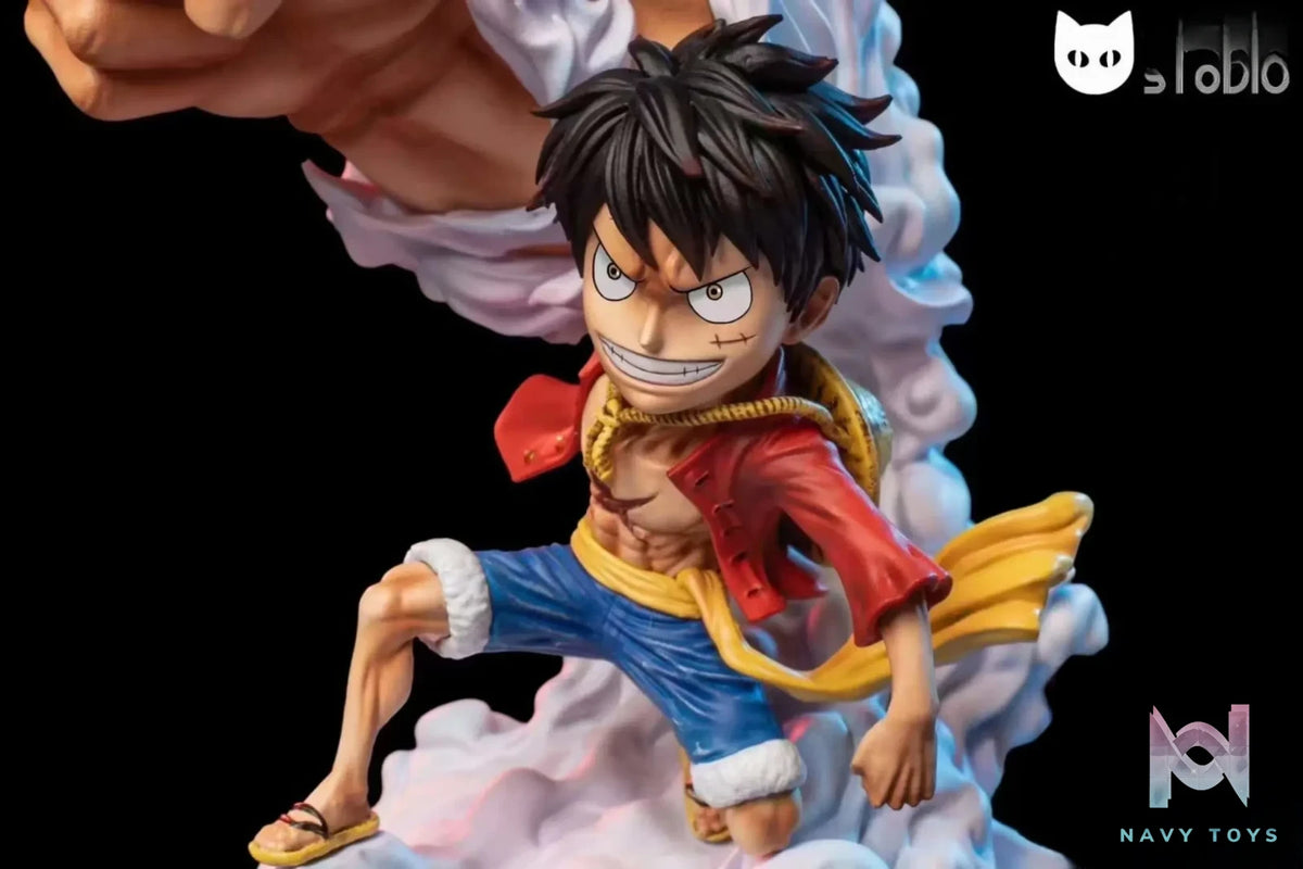 OMO Studio – One Piece Three Brothers in Squat #1 Monkey D. Luffy