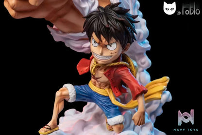 OMO Studio – One Piece Three Brothers in Squat #1 Monkey D. Luffy