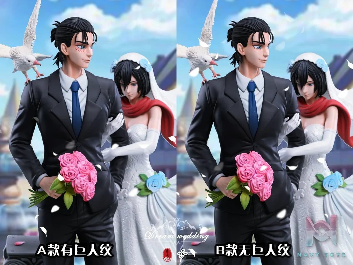 Eren Mikasa Wedding - Attack On Titan - LC Studio resin statue LZ Studio anime figure
