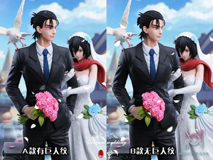 Eren Mikasa Wedding - Attack On Titan - LC Studio resin statue LZ Studio anime figure
