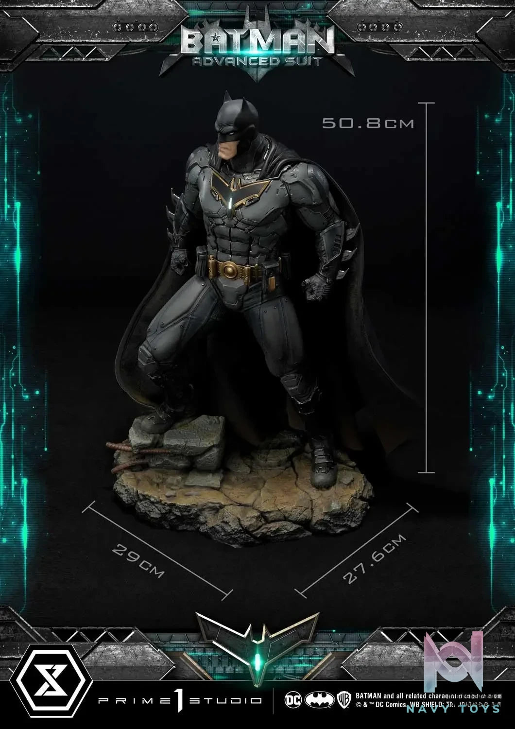 Prime 1 Studio – Ultimate Museum Masterline Justice League (Comics) Batman Advanced Suit Design By Josh Nizzi UMMDC-04(Licensed)