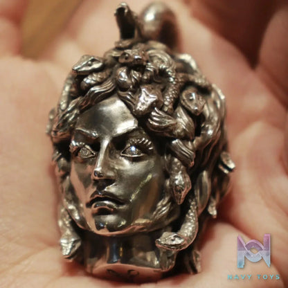 Raven Studio (silver jewelry) – Original Design 3D Medusa Head Pendant Original