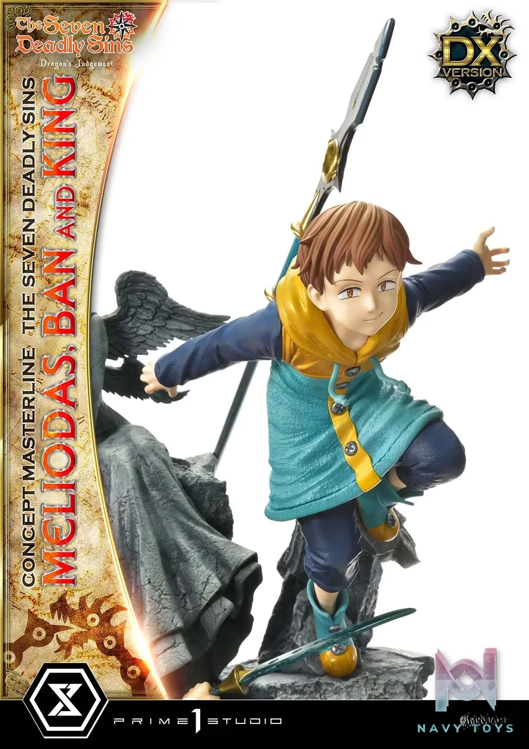 Prime 1 Studio – Concept Masterline The Seven Deadly Sins Meliodas, Ban and King CMNTZ-01 CMNTZ-01DXS (Licensed)