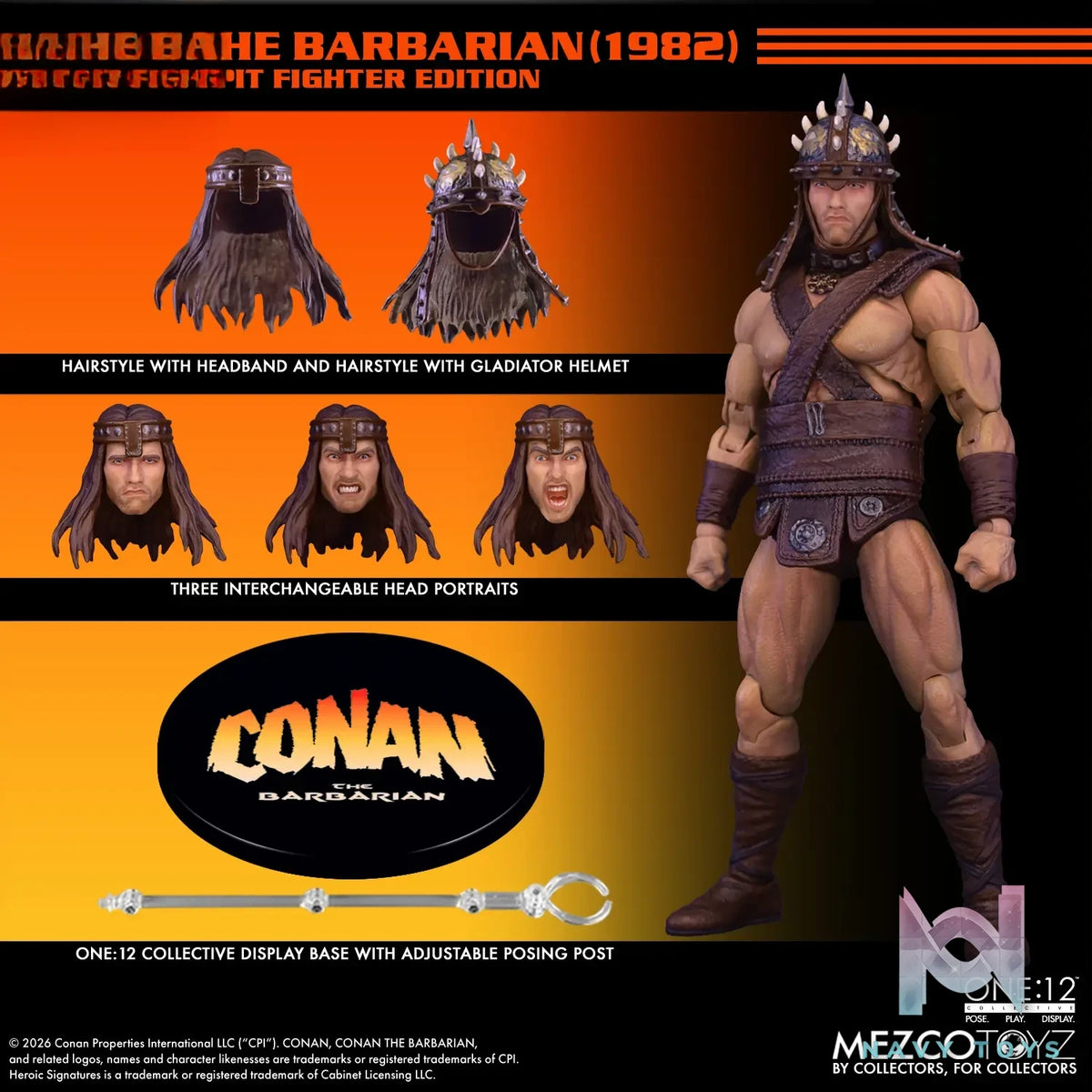Mezco Studio – Conan The Barbarian (1982): Pit Fighter Edition (Licensed)