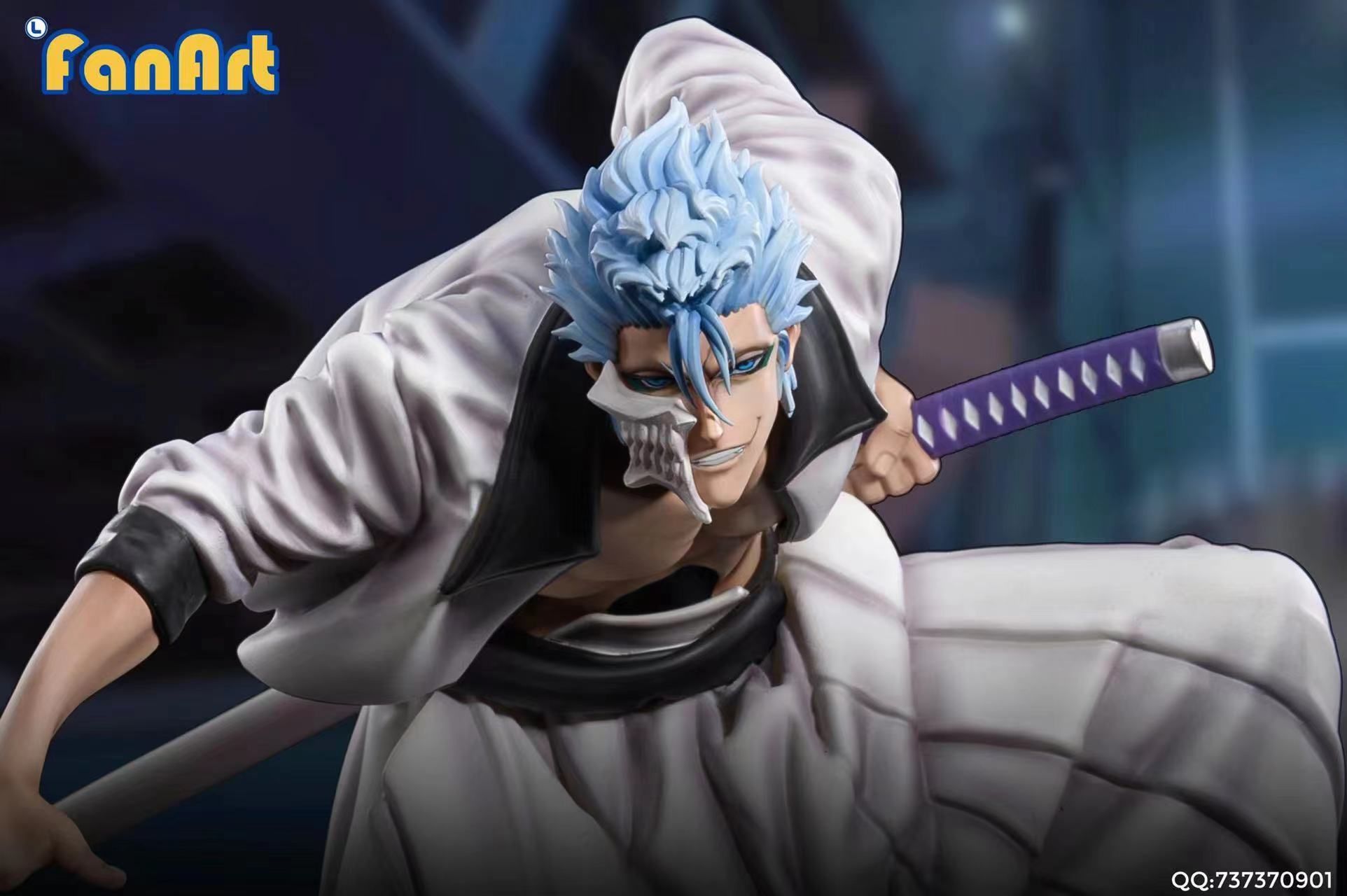 Grimmjow Espada 6 - Bleach - FanArt Studio resin statue FanArt Studio anime figure