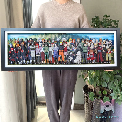 KALA HOME Studio – Naruto Multiple Characters #09 3D Decorative Painting Naruto