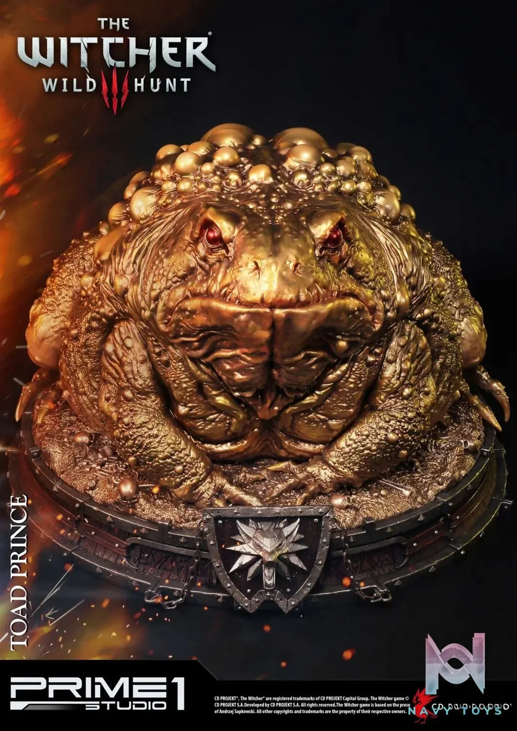 Prime 1 Studio – Premium Masterline The Witcher 3: Wild Hunt Toad Prince PMW3-05 PMW3-05GL (Licensed)