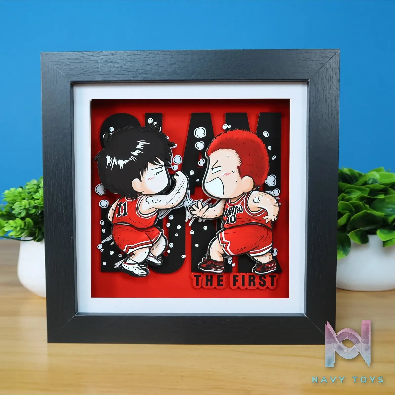 KALA HOME Studio – Hanamichi Sakuragi X Kaede Rukawa #03 3D Decorative Painting Slam Dunk