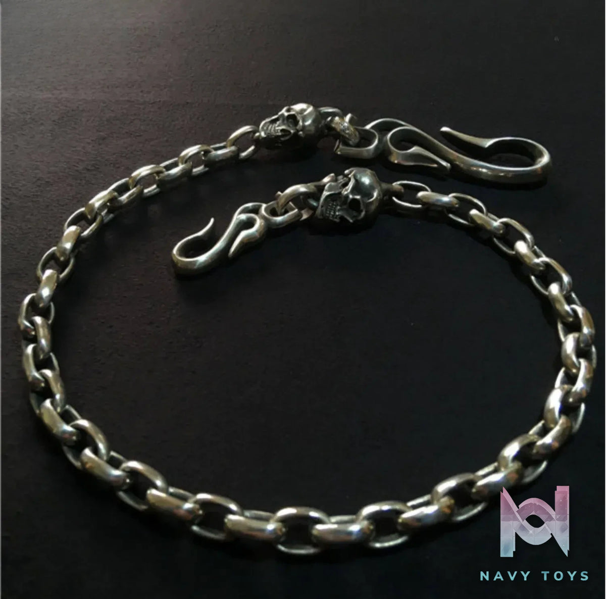 Raven Studio (silver jewelry) – Original Exclusive Design RS Skull Pants Chain Original
