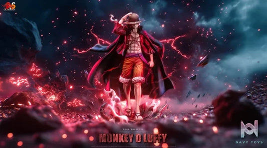 AS Studio - One Piece Pressure cap Luffy resin statue Navy Toys anime figure