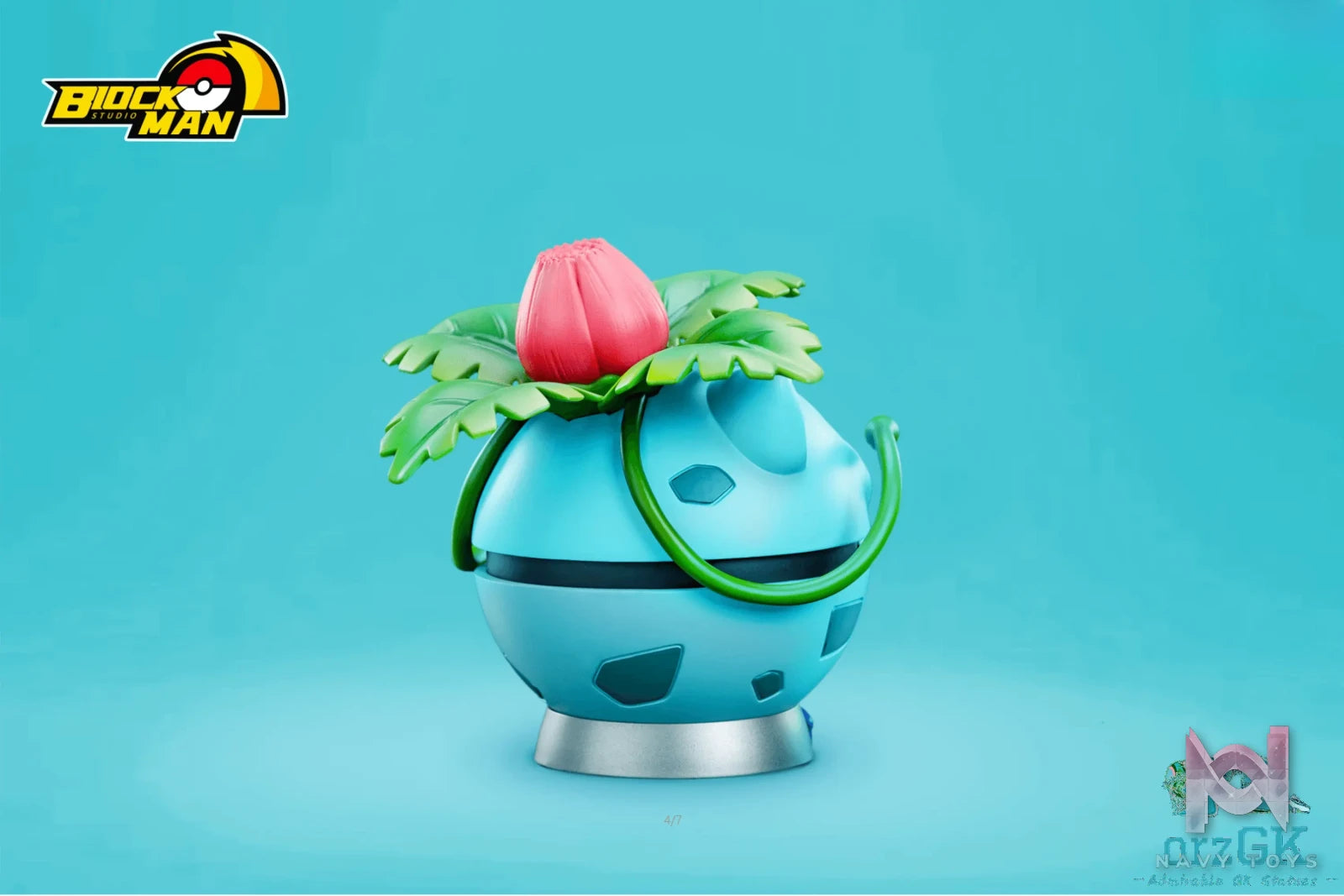 Block Man Studio – Pokémon First Generation Yusanjia Poké Ball #4 Ivysaur