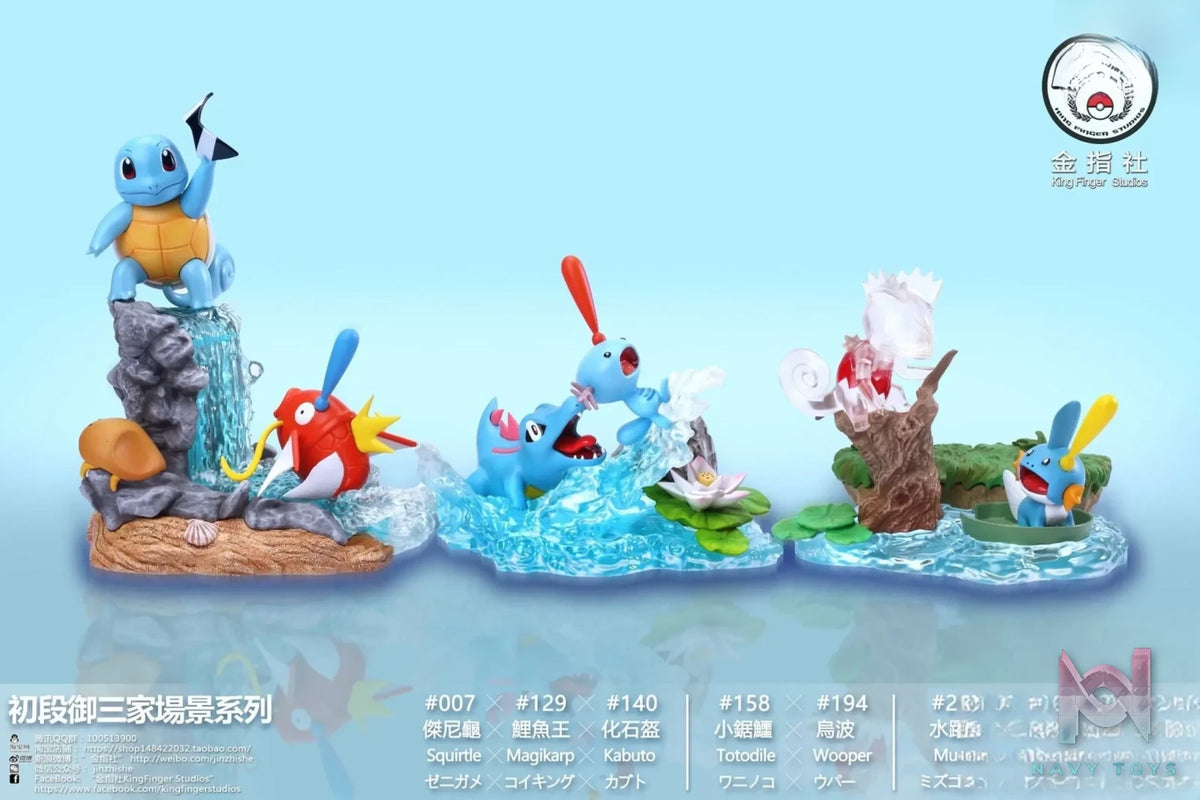 King Finger Studios – Water Type Starters Series