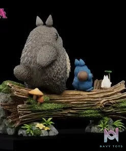 WAWA Studio - Totoro X Smaller Totoros My Neighbor Totoro resin statue Navy Toys anime figure
