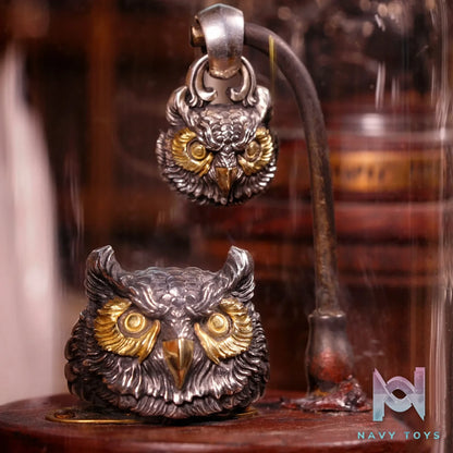 Raven Studio (silver jewelry) – Guardian Series Original Owl Ring Original