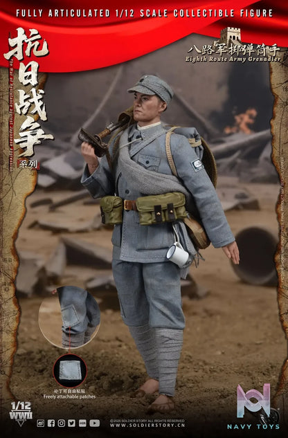 Soldier Story – 1/12th SCALE EIGHTH ROUTE ARMY MACHINE GUNNER X GRENADIER SSM009 SSM011 (Licensed)