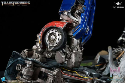 WAY Studio – Transformers: Revenge of the Fallen Series Optimus Prime vs Megatron Scene Statue (Licensed)
