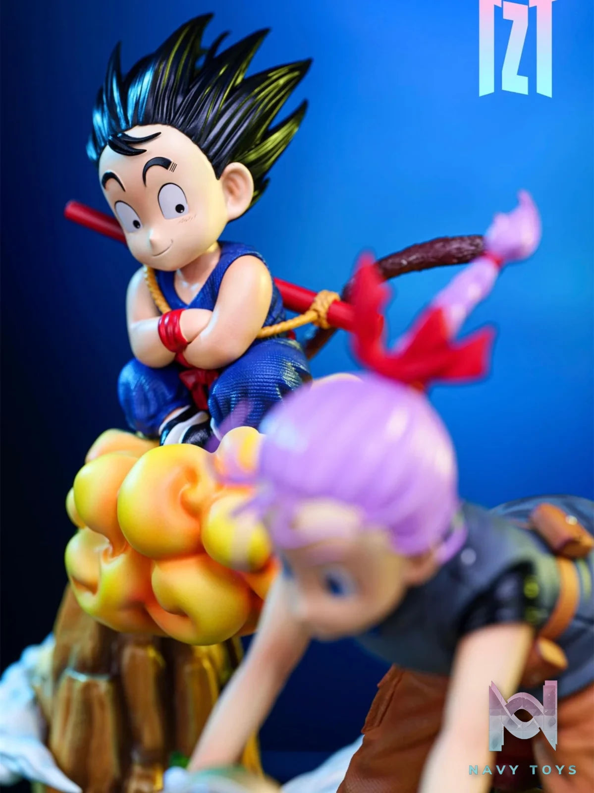 Bulma and kid Goku - Dragonball - TZT Studio resin statue TZT Studio anime figure
