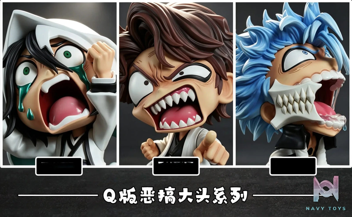 HXHENG Studio – Chibi Figure Raging Aizen x Broken Grimmjow x Frantic Ulquiorra Bleach