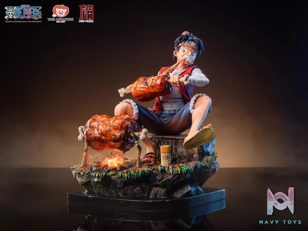 Luffy & Rayleigh - One Piece - Jimei Palace resin statue Jimei Palace Studio anime figure