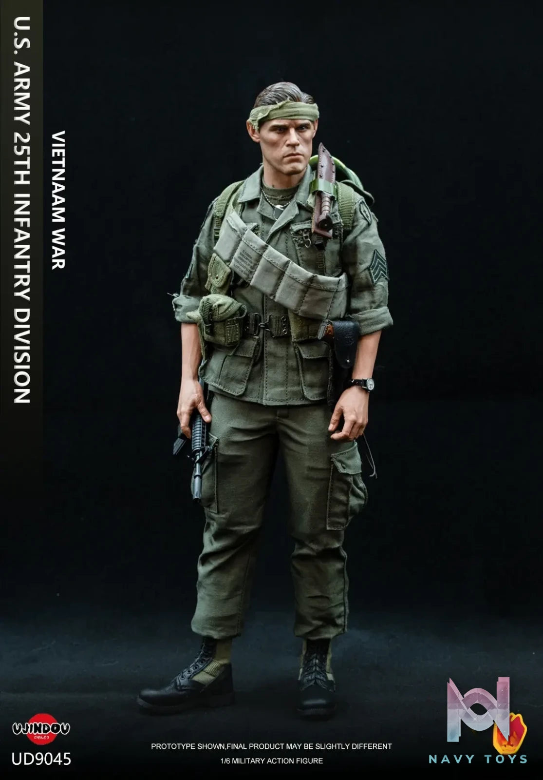 UJINDOU – U.S. ARMY 25TH INFANTRY DIVISION 1/6 VIETNAM WAR NO.UD9045 (Licensed)