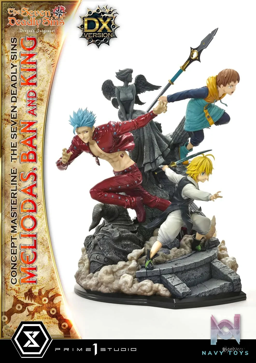Prime 1 Studio – Concept Masterline The Seven Deadly Sins Meliodas, Ban and King CMNTZ-01 CMNTZ-01DXS (Licensed)
