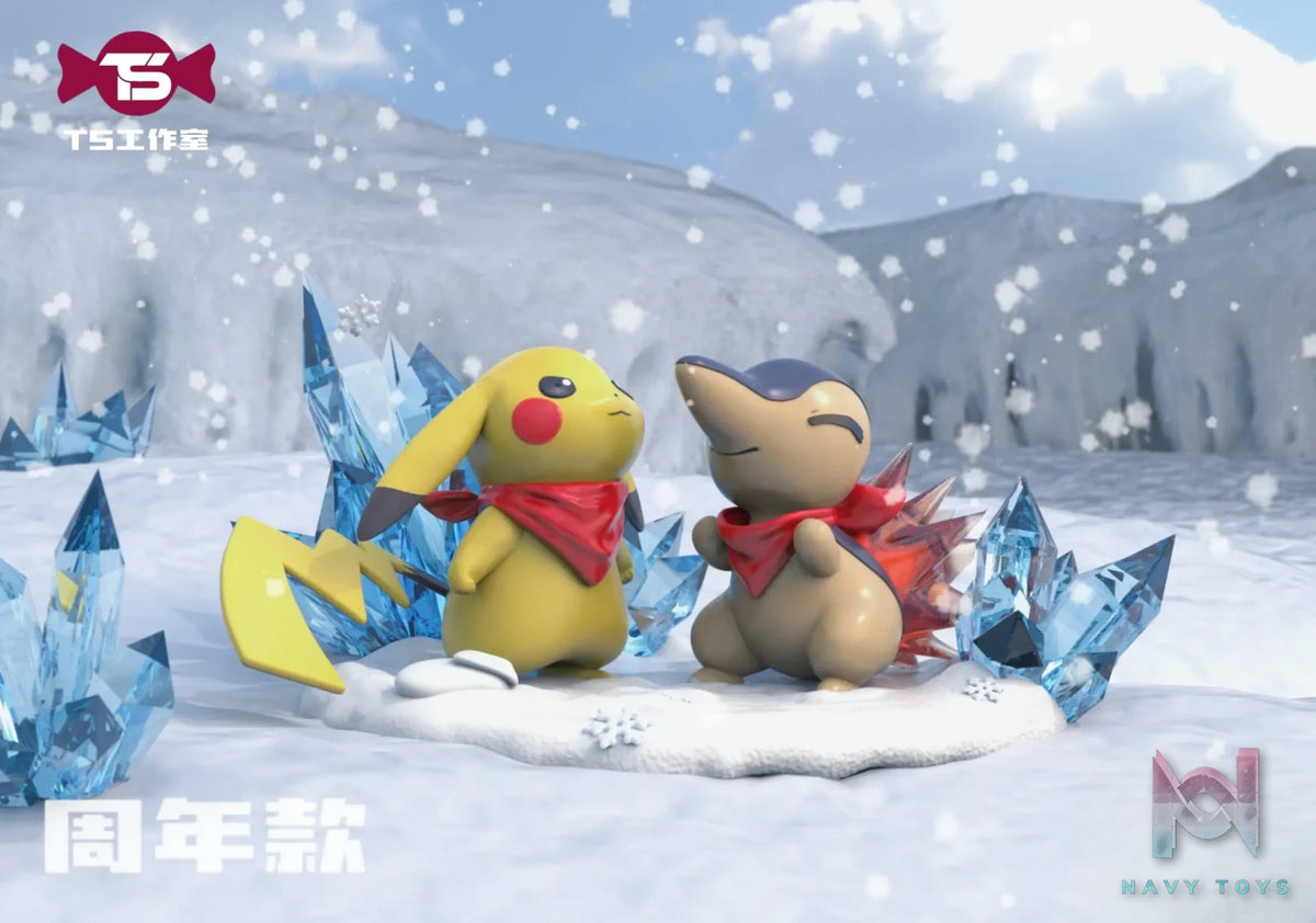 Ts Studio – Pokémon Snow Adventure Pikachu & Cyndaquil