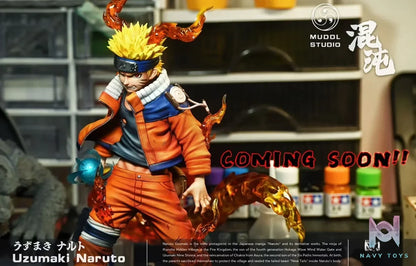 MUDDL Studio - Naruto Final Valley Battle Naruto Uzumaki resin statue Navy Toys anime figure