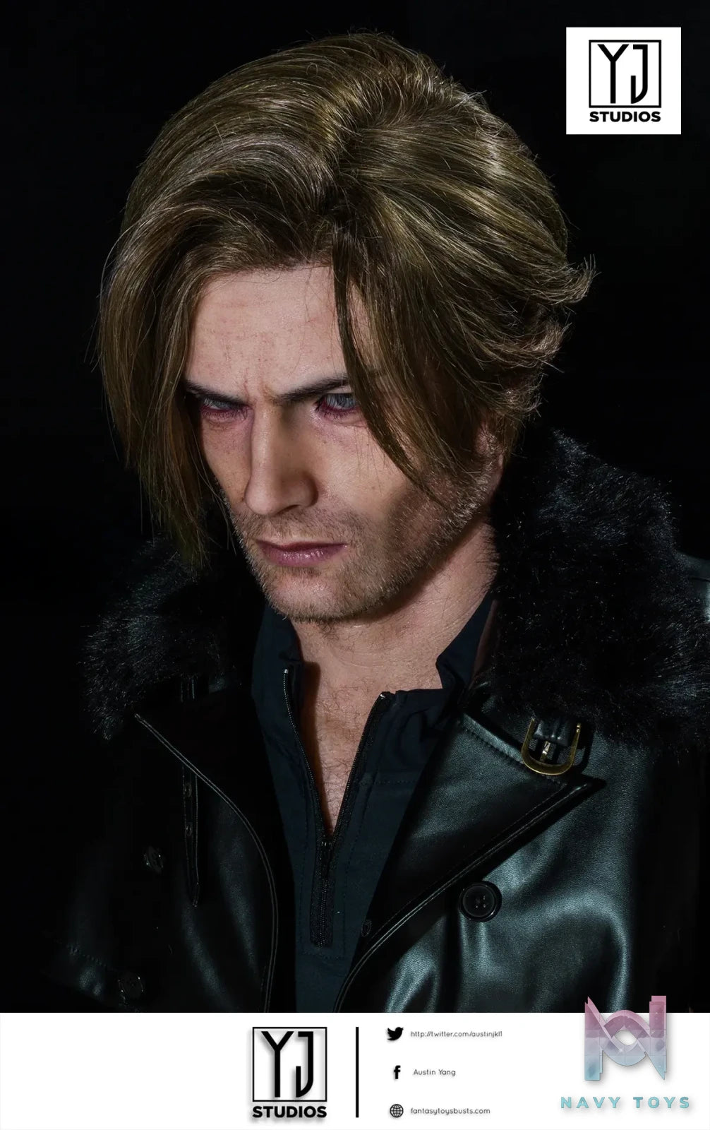 YJ Studio – Leon Scott Kennedy 1/1 Bust Resident Evil 9