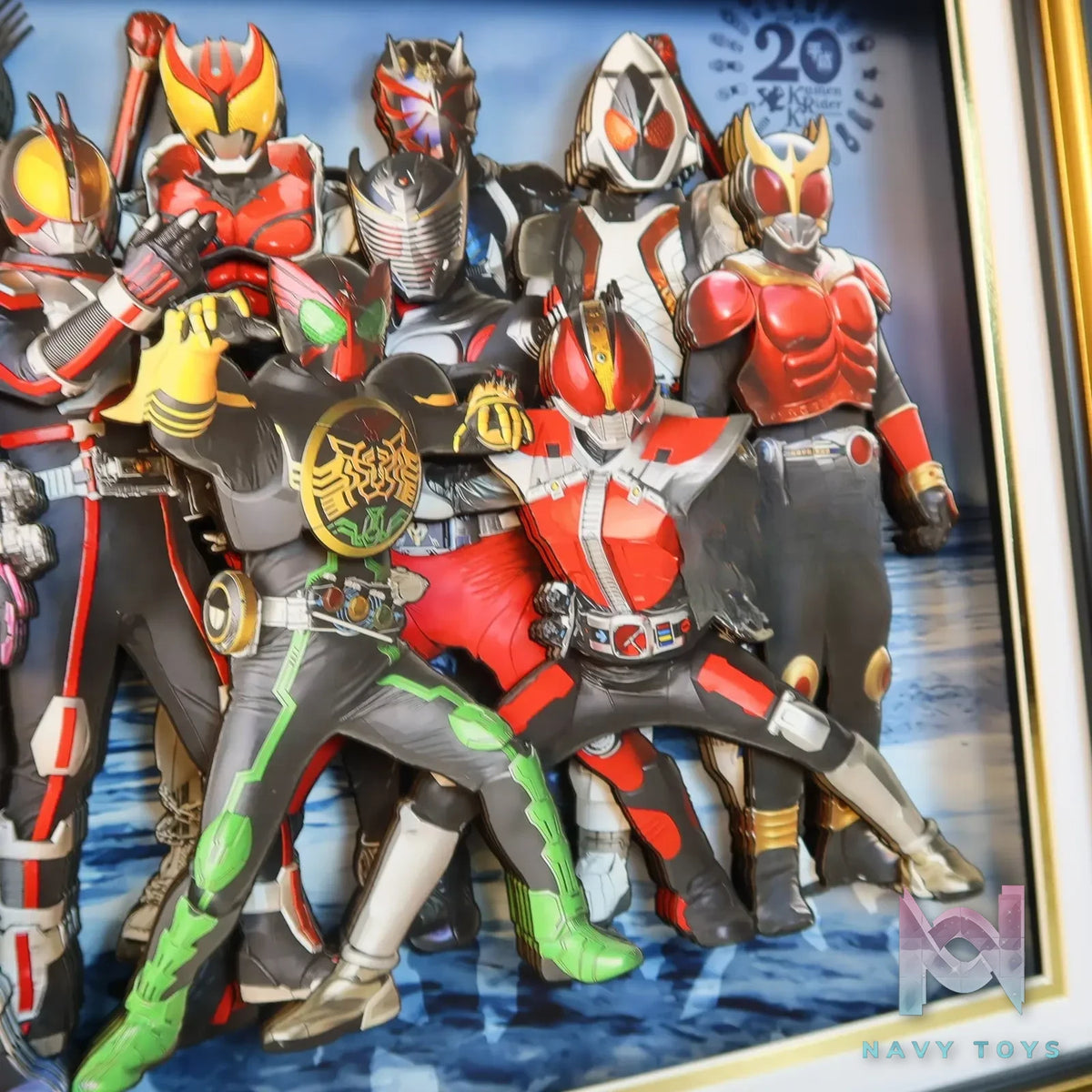 KALA HOME Studio – Kamen Rider Multiple Characters #01 3D Decorative Painting Kamen Rider
