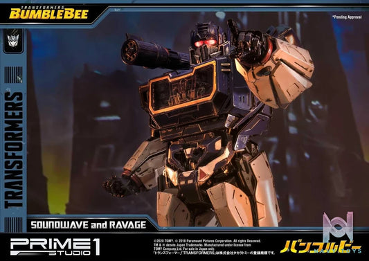 SOUNDWAVE RAVAGE(Liên Hệ) resin statue Prime1 studio anime figure