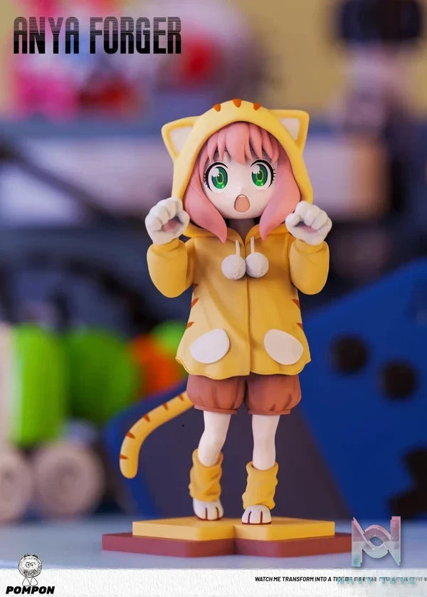 PomPon Studio - Spy x Family Tiger Pajamas Anya resin statue Navy Toys anime figure