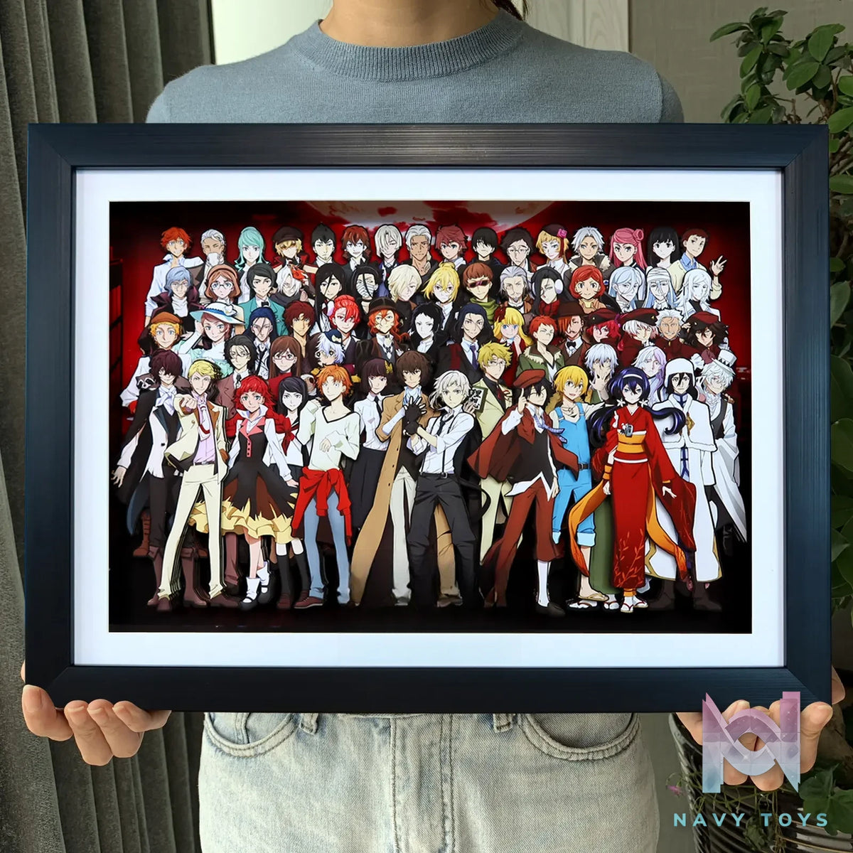 KALA HOME Studio – Bungo Stray Dogs Multiple Characters #04 3D Decorative Painting Bungo Stray Dogs