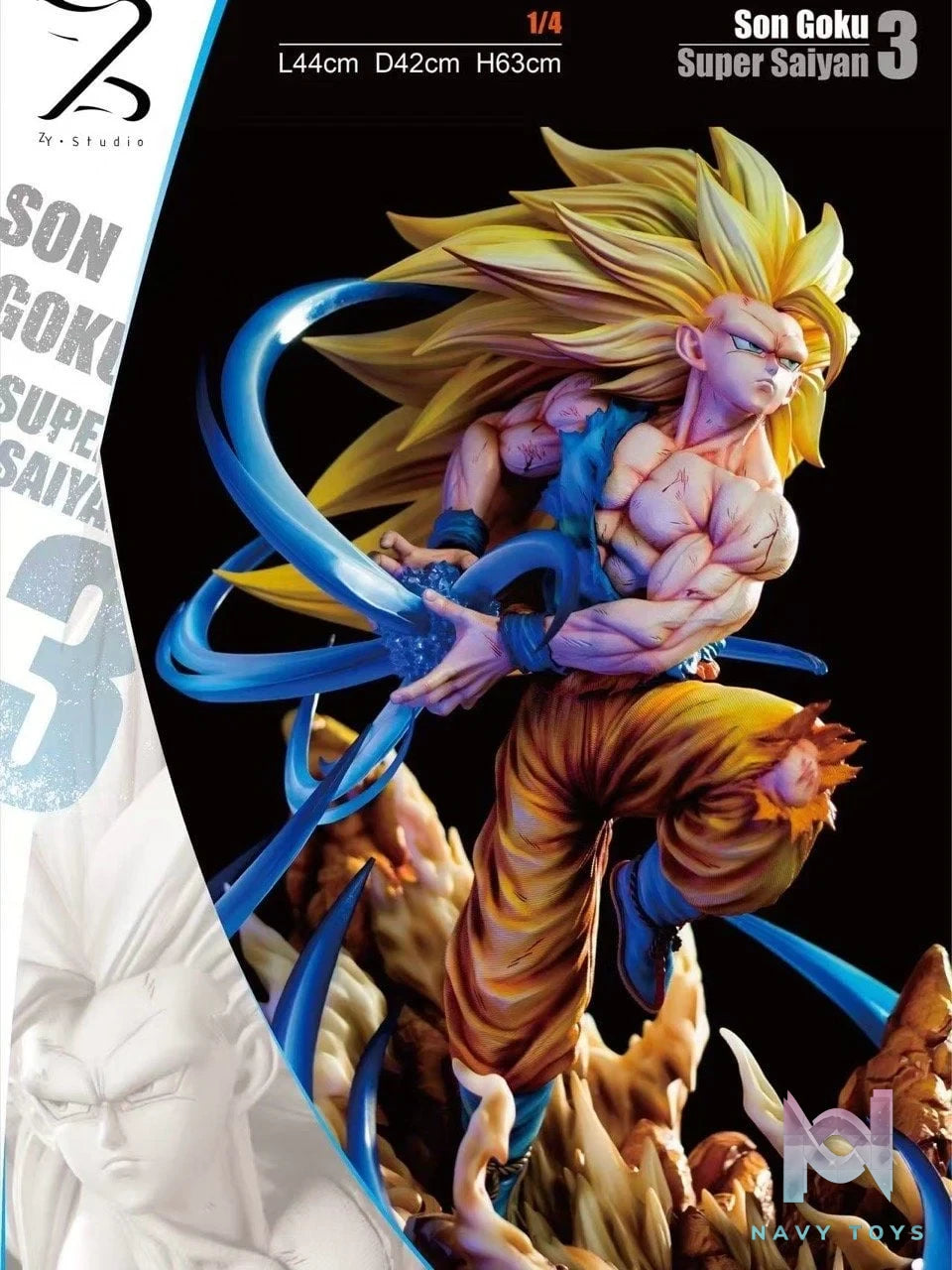 Goku Super Saiyan 3 - Dragon Ball - ZY Studio x Poker Monster Studio