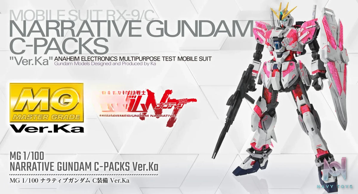 BANDAI – MG 1/100 NT Gundam C Equipment Ka Version (Licensed)