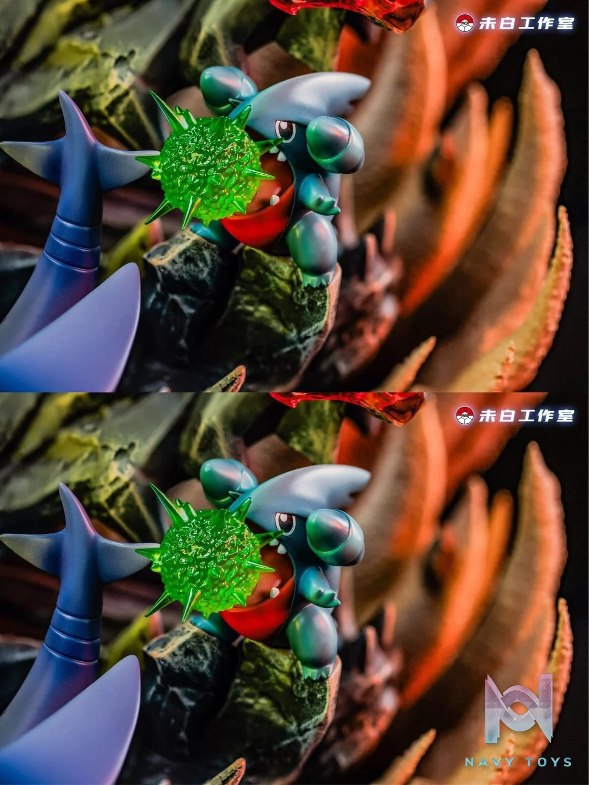 Garchomp Evolution - Pokemon - WB Studio resin statue WB Studio anime figure