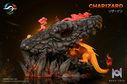Nature Studio – Pokémon Charizard Family