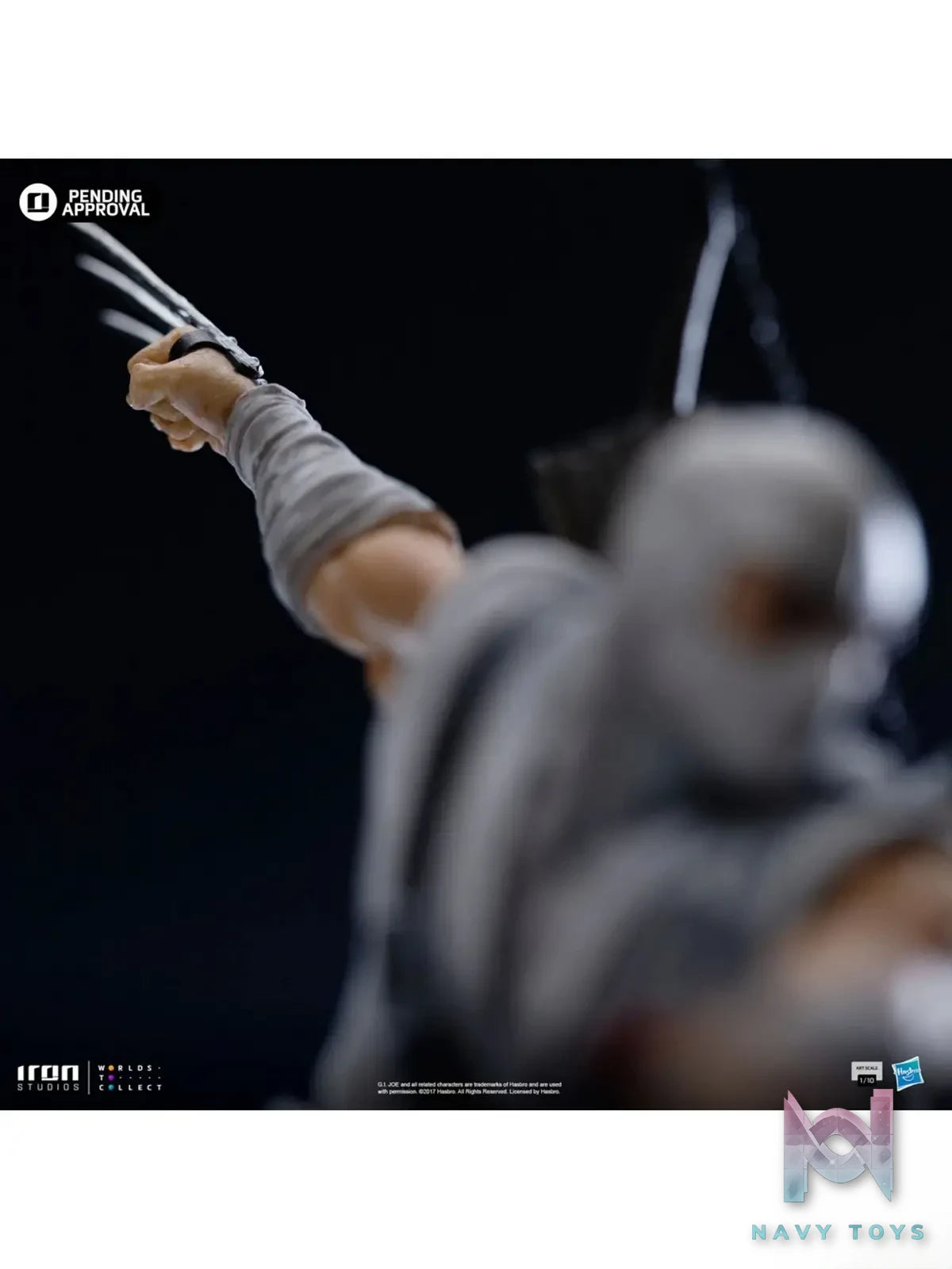 Iron Studio – G.I Joe Statue Storm Shadow Art Scale 1/10 HASBR118625-10 (Licensed)
