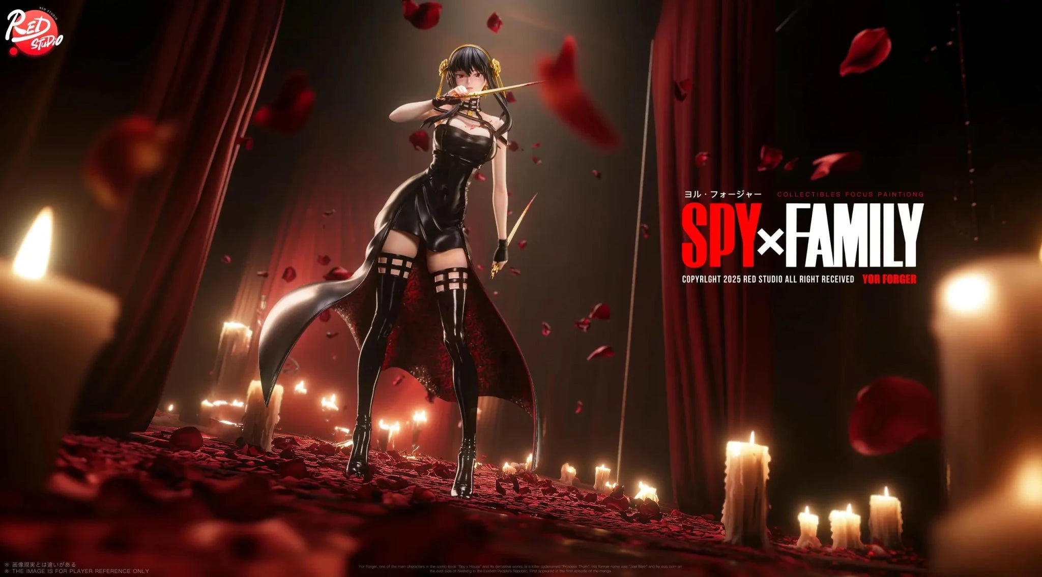Red Studio - Spy x Family Yor Forger resin statue Navy Toys anime figure