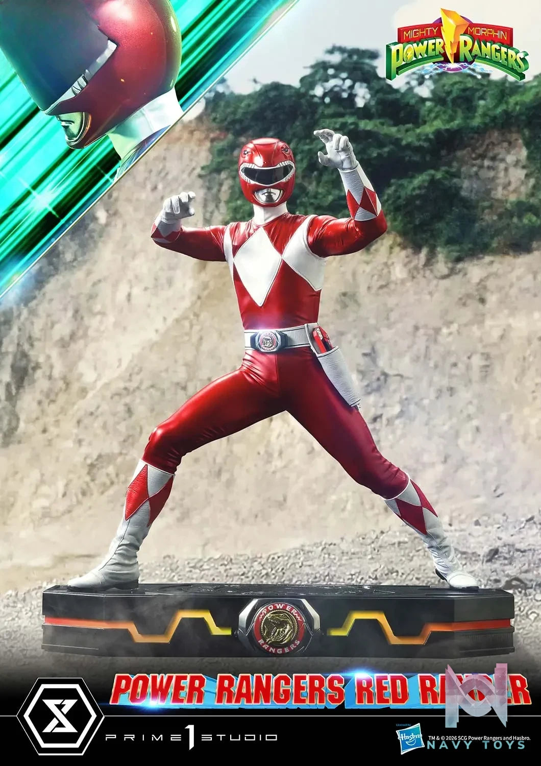 Prime 1 Studio – Premium Masterline Mighty Morphin Power Rangers Power Rangers Red Ranger PMPWR-02 (Licensed)