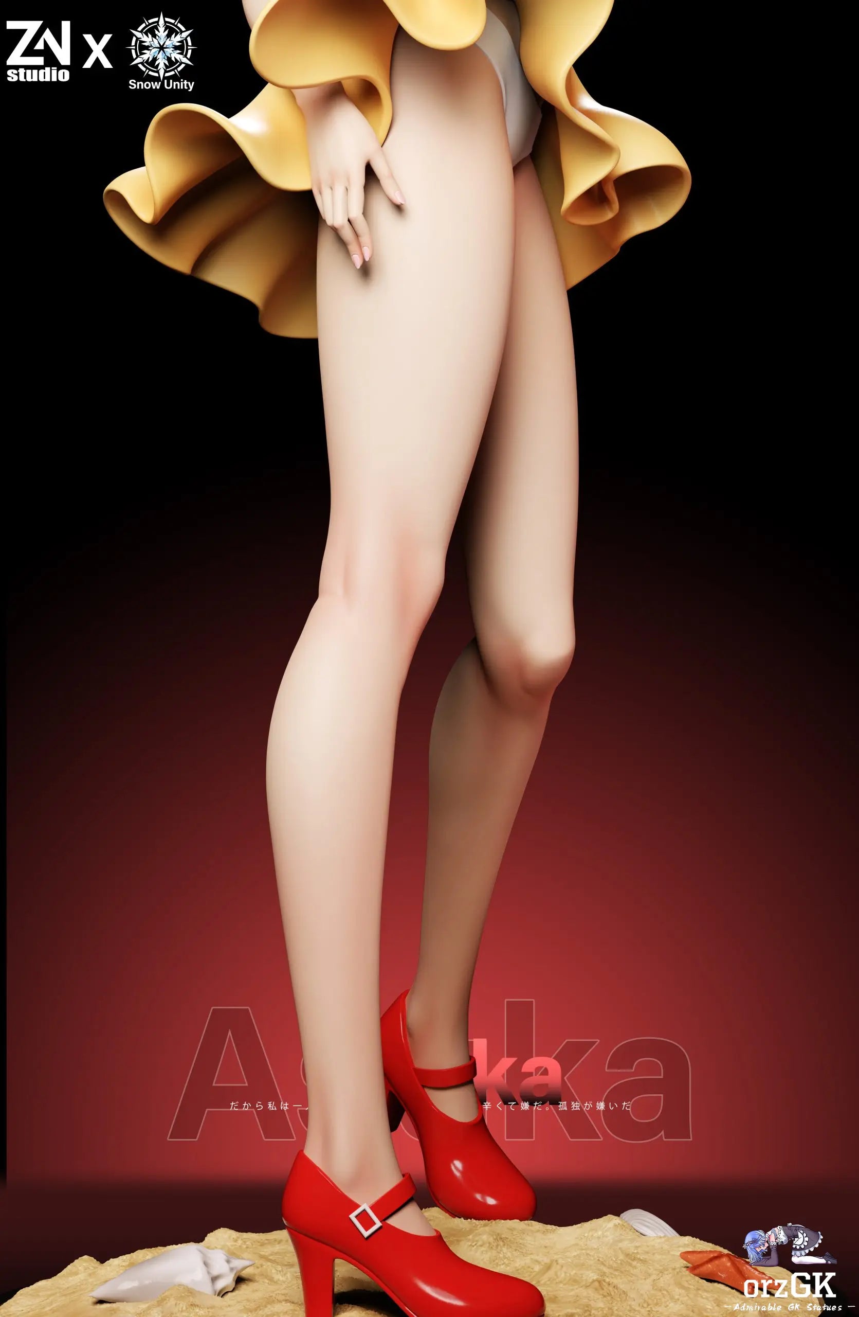 Soryu Asuka Langley Neon Genesis -  Evangelion - Snow Unity Studio X ZN Studio