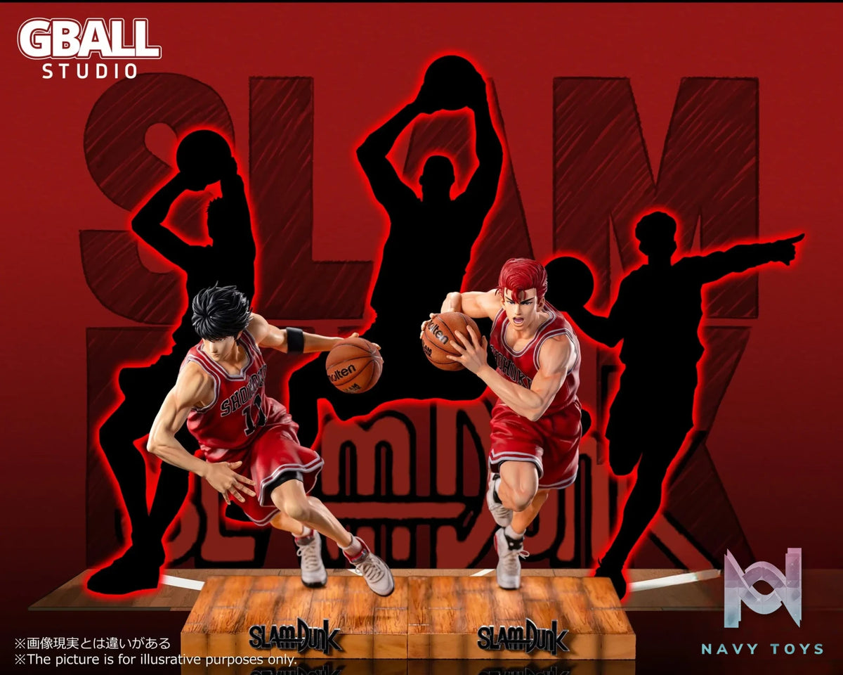 GBALL Studio – Slam Dunk Series 001 Hanamichi Sakuragi & 002 Kaede Rukawa