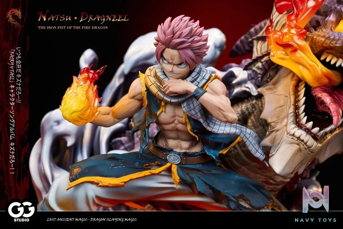 GuGu Studio - Anime Male Protagonist Statue 01 Natsu Dragneel Fairy Tail resin statue Navy Toys anime figure
