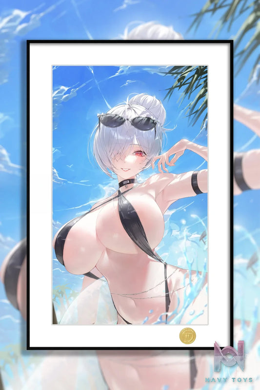 H-TWO Studio – Cinderella Swimsuit Anime Decorative Painting Goddess of Victory: Nikke