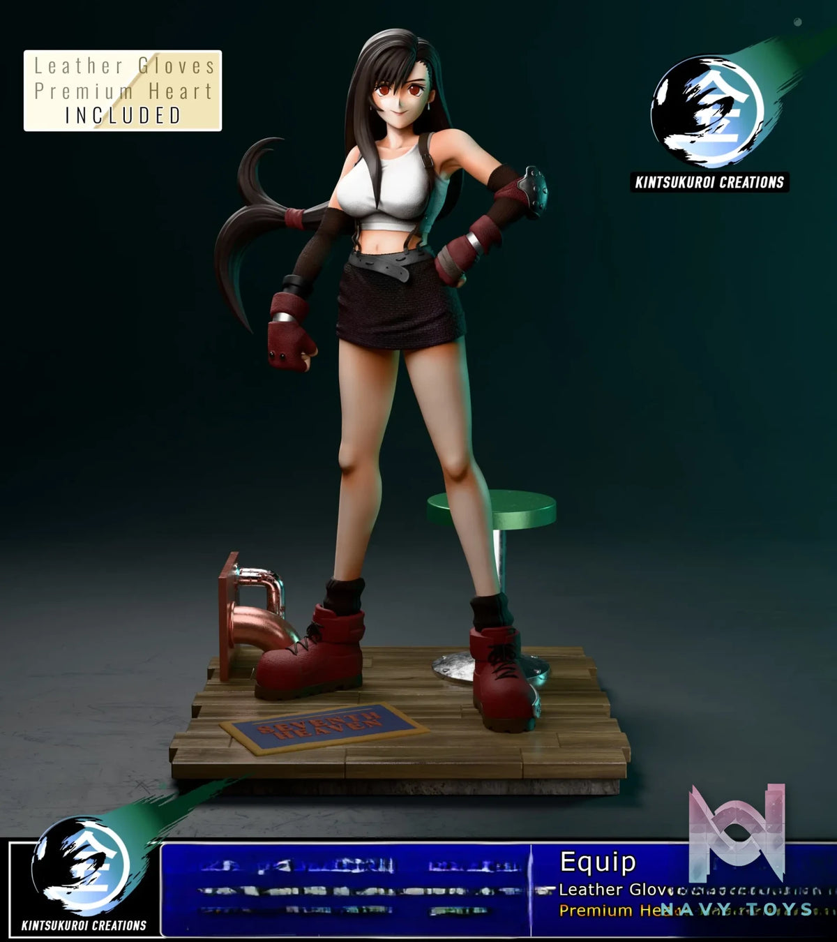 Kintsukuroi Creations Studio – Tifa Lockhart OG Final Fantasy VII