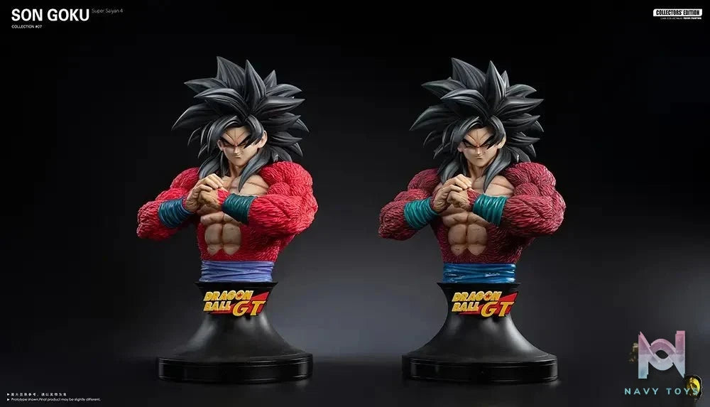 2% Studio - Dragon Ball Make a fist Super 4 Goku resin statue Navy Toys anime figure