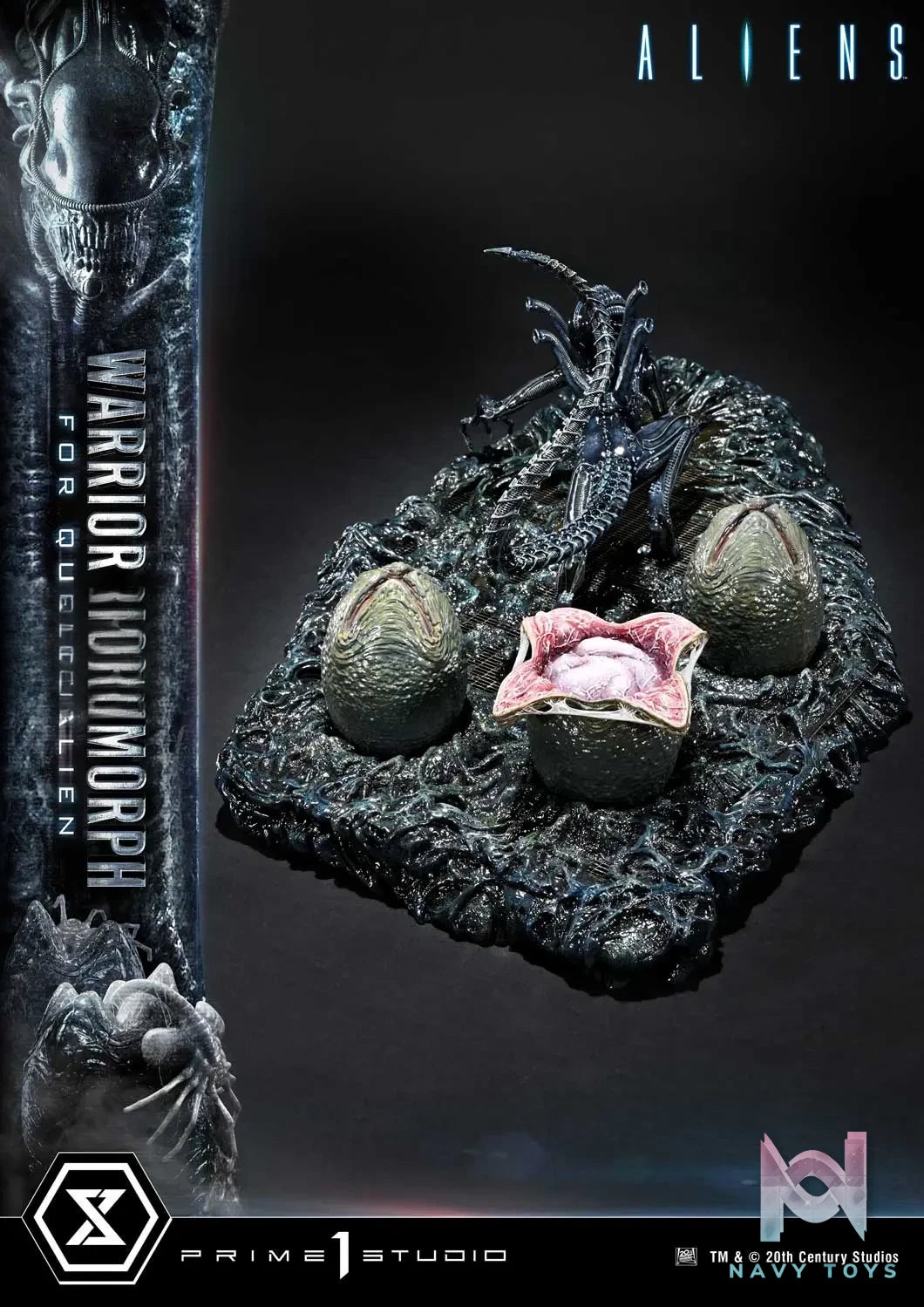 Prime 1 Studio – Ultimate Diorama Masterline Aliens (Film) Warrior Xenomorph for Queen Alien UDMAL-02 (Licensed)